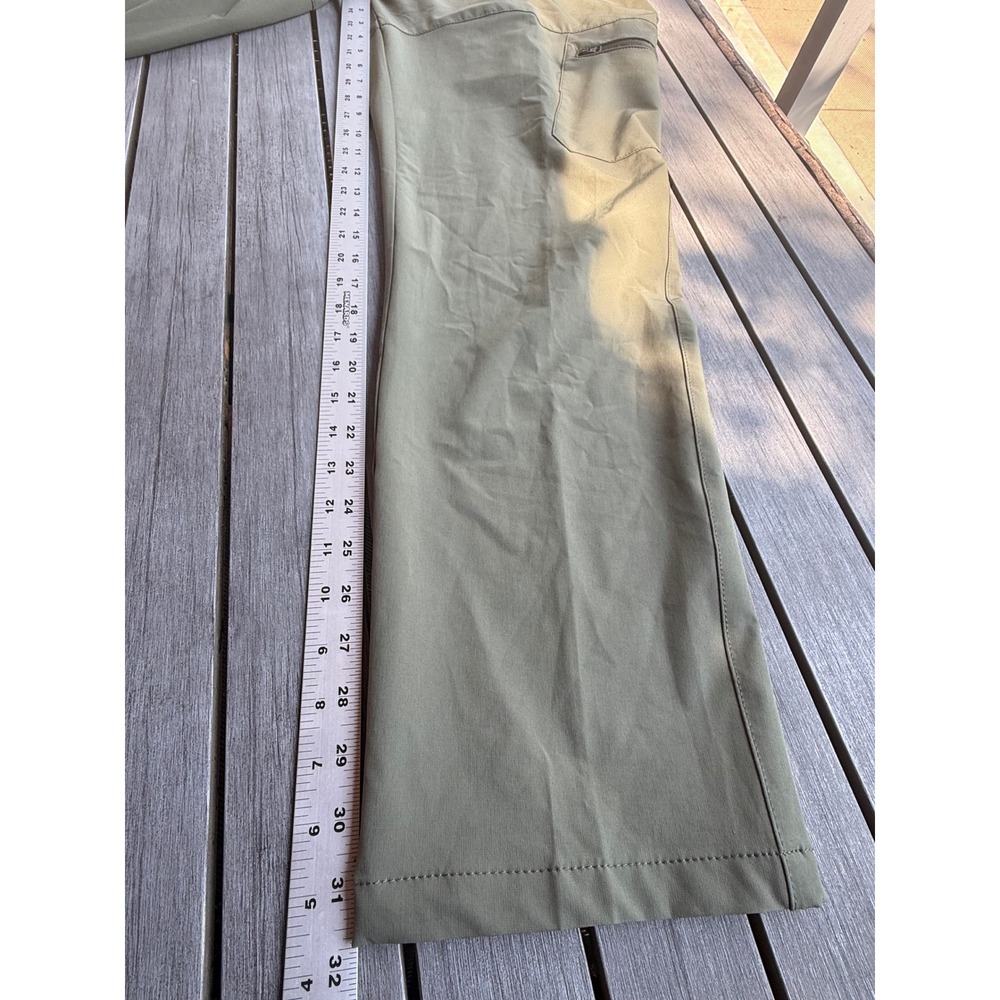 Magellan Classic Pants Men's 38W Zipper Pockets Moisture Wicking Green gorpcore - Picture 8 of 8